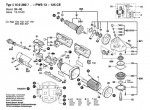 Bosch 0 603 280 942 PWS 13-125 CE Angle Grinder 240 V / GB Spare Parts PWS13-125CE